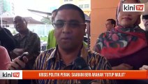 Krisis politik Perak: Saarani beri arahan 'tutup mulut'