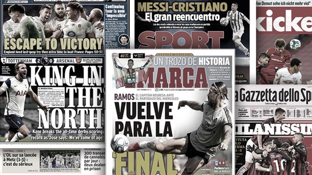 L'Europe attend avec impatience les grandes retrouvailles entre Lionel Messi et Cristiano Ronaldo, la nouvelle blessure d'Ousmane Dembelé fait la Une