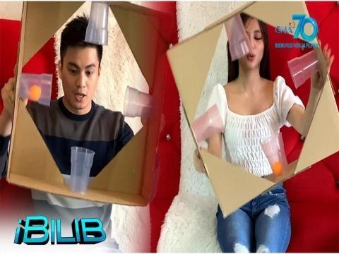 iBilib: Shayne Sava and Anjo Damiles take on the Ping-pong Ball Rotating Box Challenge!