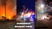 En Russie, une usine de feux d'artifices a pris feu et le résultat est spectaculaire