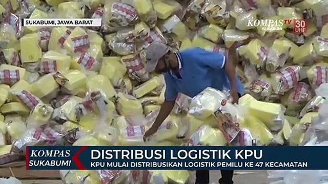 KPU Mulai Distribusikan Logistik Pemilu Ke 47 Kecamatan
