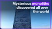 Mysterious metal monoliths appear U.S California, Utah and Romania