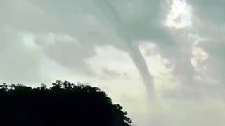 CNA Eyewitness video- Close-up of waterspout off southern coast of Singapore