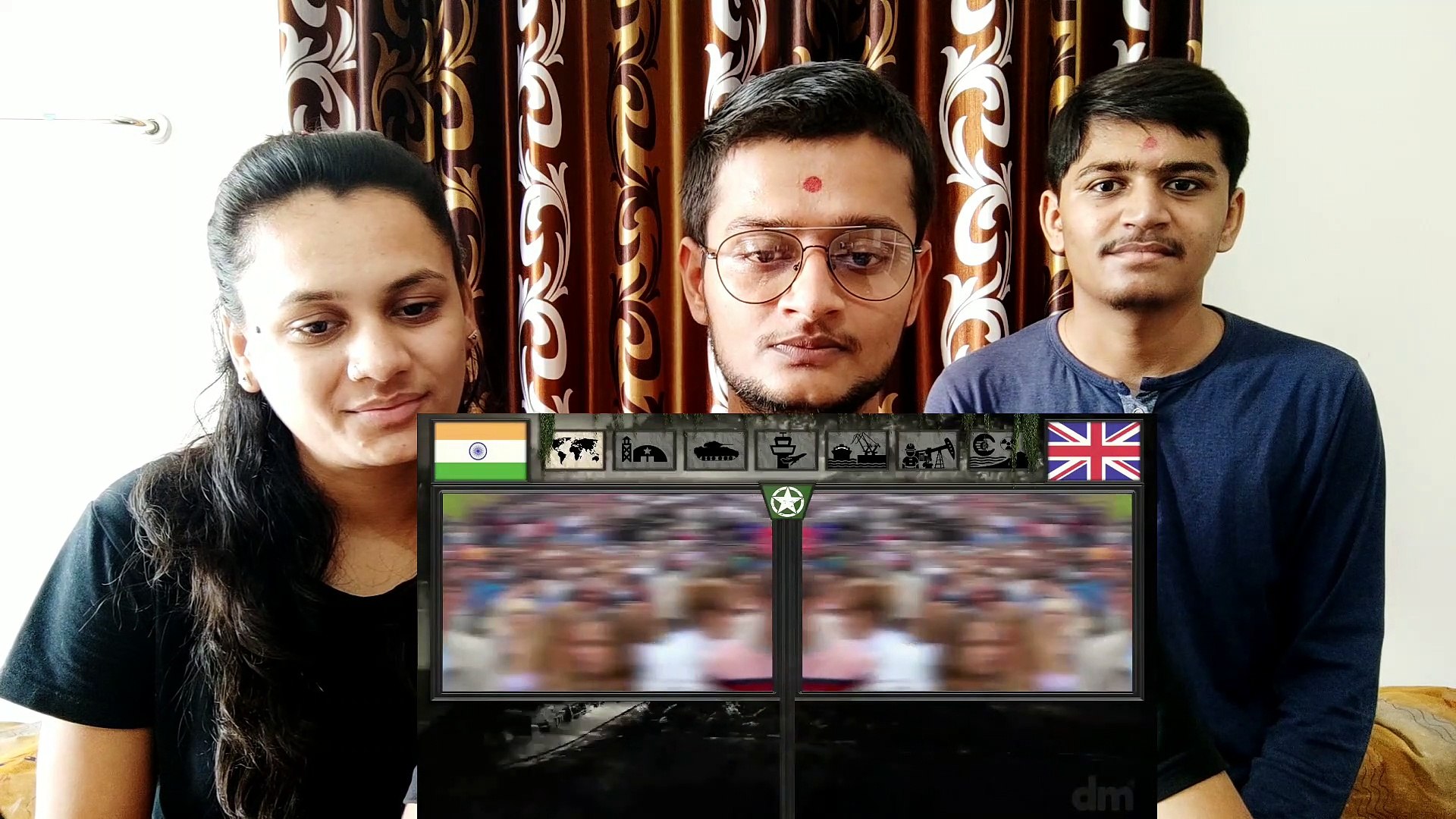 ⁣Reaction Video | India vs UK Military Power Comparison | Reaction Makers