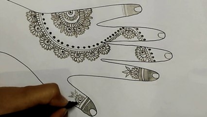 Latest Simple Side Flower, easy, beautiful #henna #mehndi designs and classes by eshi art and Craft.