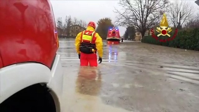 Italia | Latigazo invernal, con inundaciones, desbordamientos y fuertes nevadas
