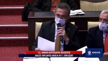 AKP'li Meclis Üyeleri masaya vurarak tepki gösterince Mansur Yavaş: Masaya çık tepin istersen
