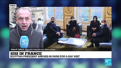 Sissi in France: Egyptian President arrives in Paris for 3-day visit