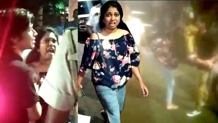 குடிபோதையில் போலீசாரிடம் சிக்கிய பெண் உதவி இயக்குனர்