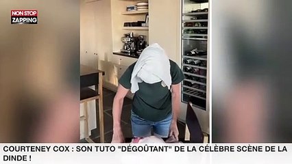 Courteney Cox : son tuto "dégoûtant" de la célèbre scène de la dinde ! (vidéo)