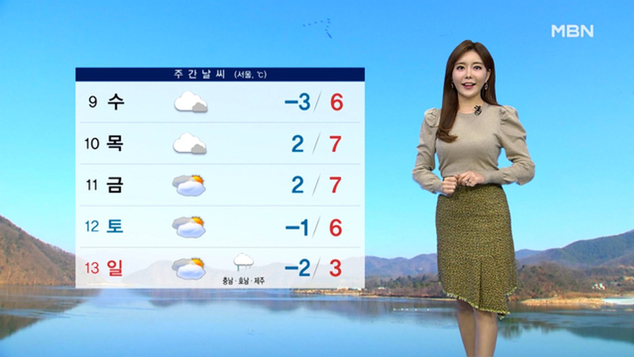 내일 아침 기온 '뚝'…아침 서울 -4도