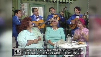LAS GATITAS Y RATONES DE JORGE PORCEL CANAL 9  AÑO 1989