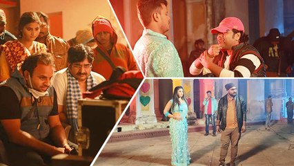 Bihar की ठंडी में Bhojpuri Film 'काला साम्राज्य' की हो रही है जोरदार शूटिंग