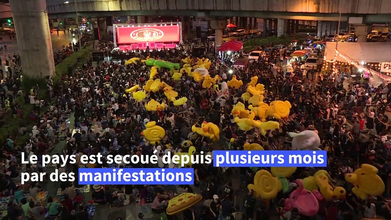 En Thaïlande, "la révolution des canards en plastique"