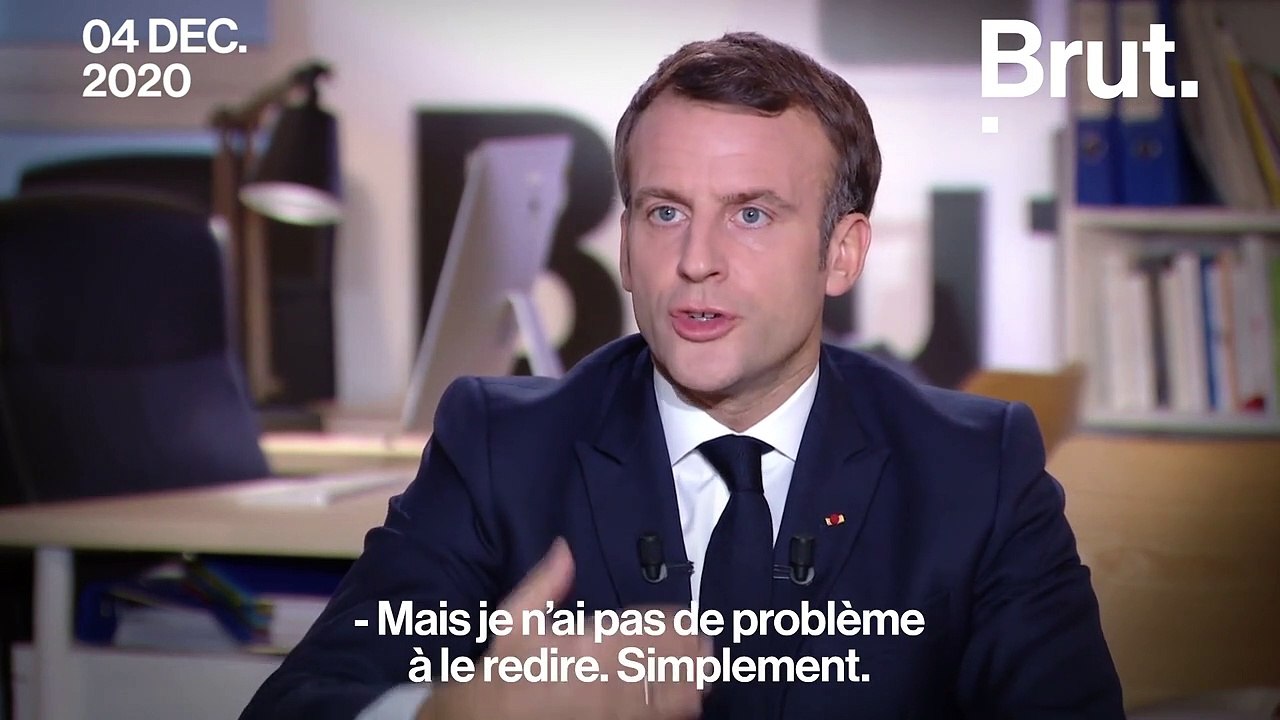 Emmanuel Macron : "Je peux vous dire 'il y a des violences policières' si ça vous fait plaisir que je le dise."