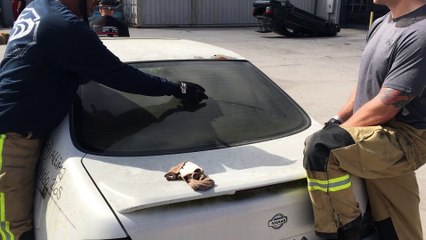 Rescue Technique Breaks Glass Effortlessly