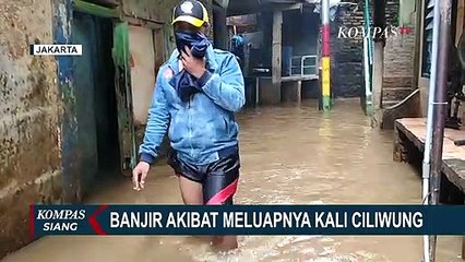 Download Video: Banjir 60 Cm Rendam Rumah Warga Kebon Pala di Jakarta Timur