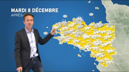 Bulletin météo pour le mardi 8 décembre 2020