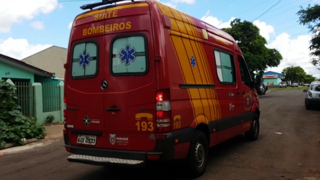 Menino de quatro anos é socorrido após sofrer lesão na cabeça no XIV de Novembro