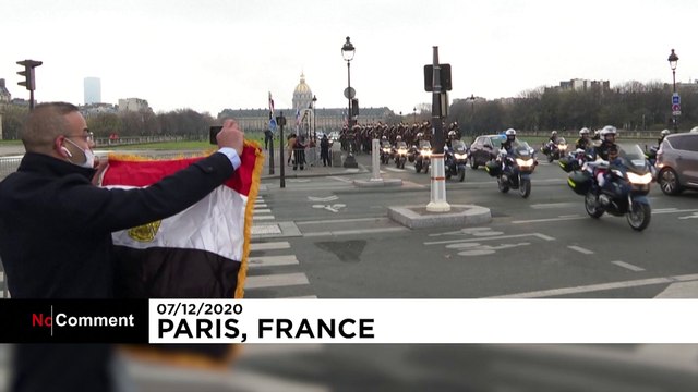 Egyptian president's state visit to France criticised by human rights activists