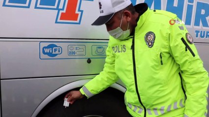 Kahramanmaraş’ta kış lastiği denetimleri başladı