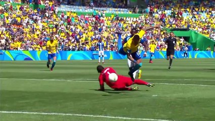 Brazil man's football match highlights in olempic football