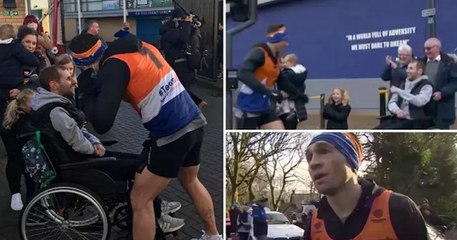 Ce rugbyman a couru 7 marathons en 7 jours contre la maladie de Charcot, récoltant un million d'euros pour la recherche