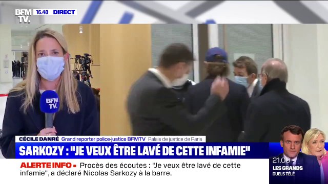 Procès des écoutes: très en colère, Nicolas Sarkozy fait part de son indignation