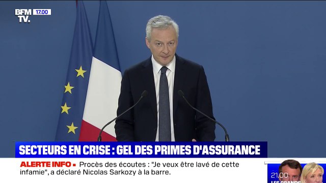 Covid-19: les assurances acceptent le gel des primes pour toute l'année 2021 dans plusieurs secteurs en crise
