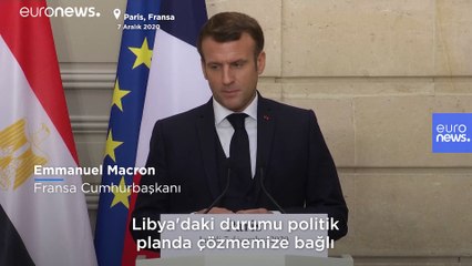 Macron: Sisi ile görüşmemizde insan hakları konularını gündeme getirdim