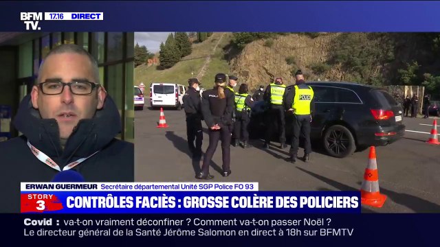 Contrôles au faciès: pour Erwan Guermeur (Unité SGP Police FO), les policiers se sentent lâchés par le président