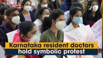 Karnataka resident doctors hold symbolic protest