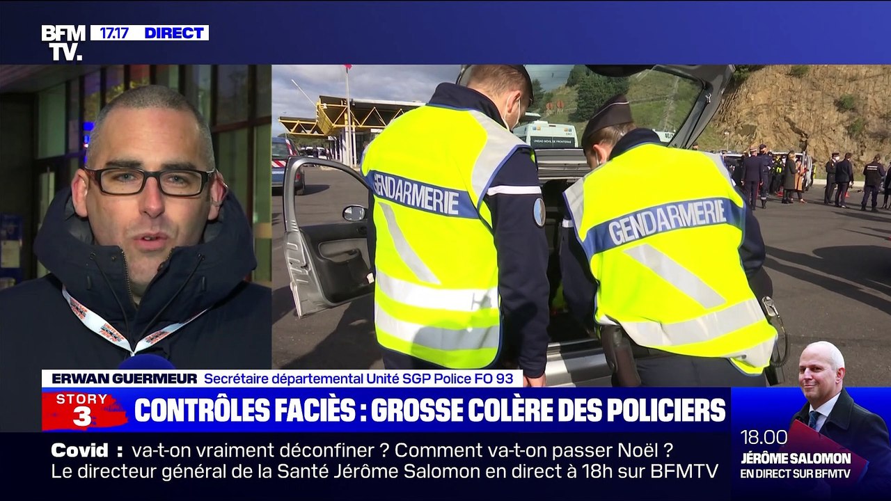 Story 2 : Grosse colère des policiers face aux annonces sur les contrôles faciès - 07/12