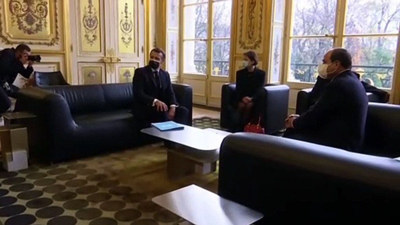 Streit um Menschenrechte: Al-Sisi zu Besuch bei Macron