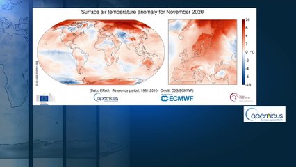 Sol de novembro pode ter empurrado 2020 para um recorde de calor