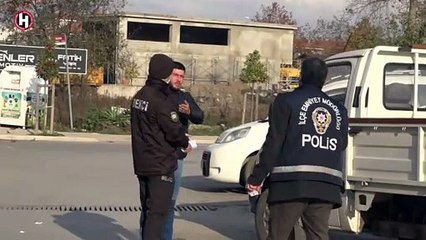 POLİS EKİPLERİYLE TARTIŞTI