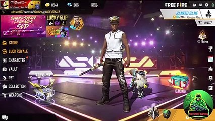 AK LEVEL UP _ BLUE FLAME DRACO _ Free Fire  _ Fan Shorif Gaming