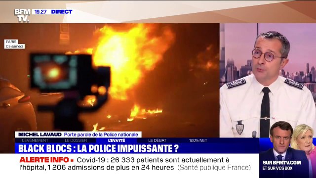 Michel Lavaud (porte-parole de la Police nationale): Les black blocs nous visent, nous sommes des cibles