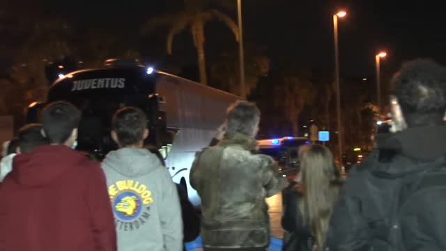 Cristiano Ronaldo llega con la Juventus a Barcelona