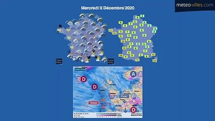 bulletin meteo du lundi 7 décembre 2020