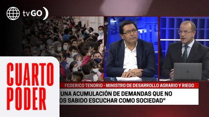 Entrevista con el ministro de Agricultura, Federico Tenorio | Cuarto Poder
