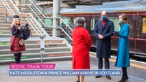 Kate Middleton and Prince William Arrive in Scotland for First Stop of British Tour on Royal Train