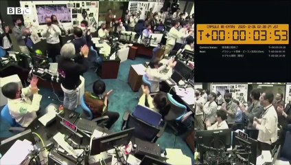 Japan asteroid sample lands safely on Earth - BBC News