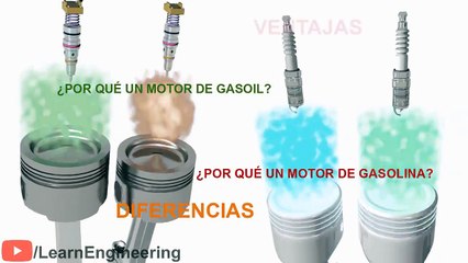 Motor de gasolina vs. Motor de gasoil