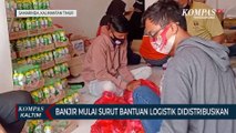 Banjir Mulai Surut Bantuan Logistik Tetap Didistribusikan