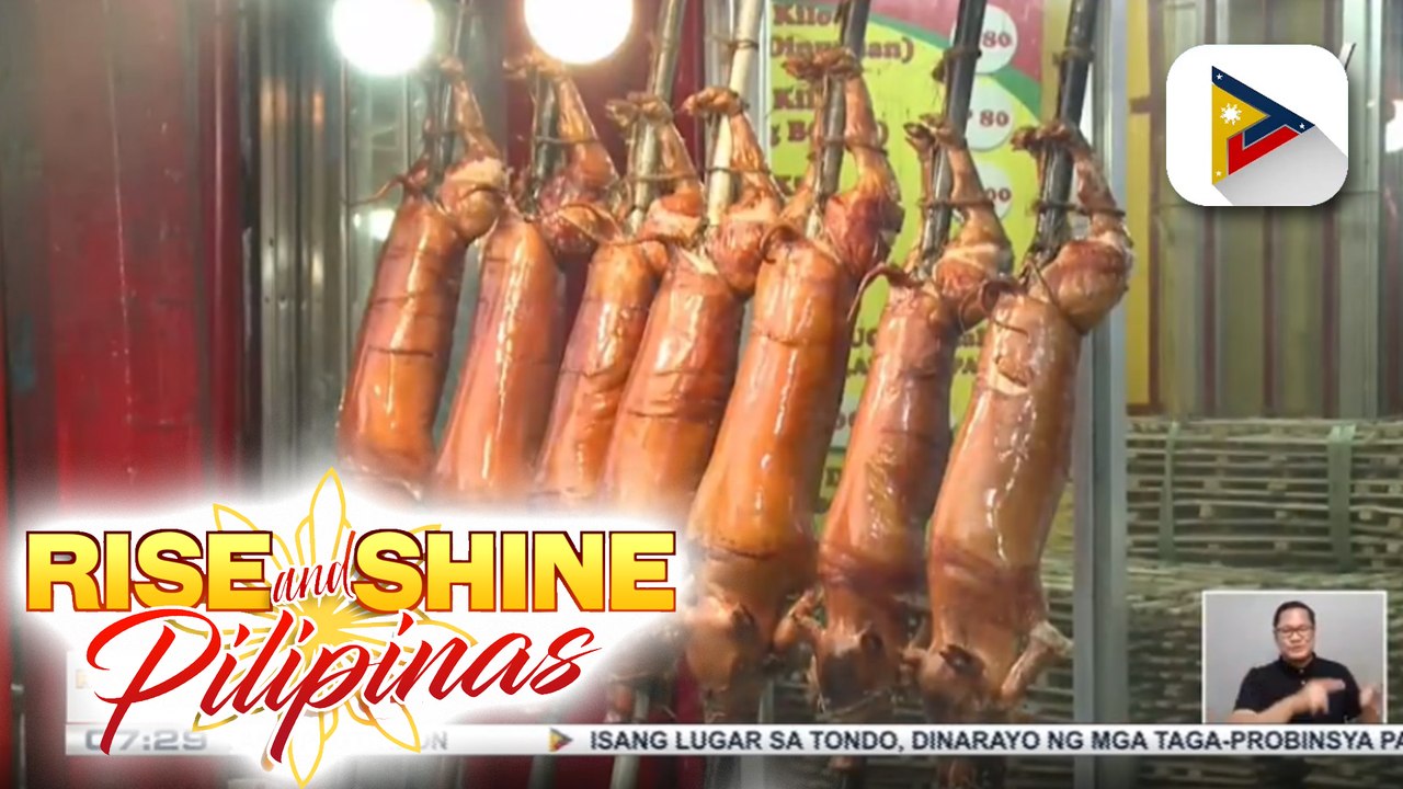 Mga nagtitinda ng lechon sa La Loma, Quezon City, handa na para sa Kapaskuhan
