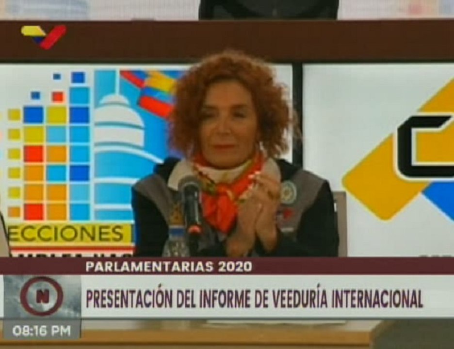 Comité de veedores internacionales presentan informe de Elecciones Parlamentarias 2020 en Venezuela