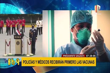 Personal de salud y policías serán los primeros en recibir vacuna anti Covid-19
