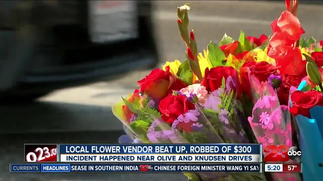 Bakersfield community supporting flower vendor who was beaten and