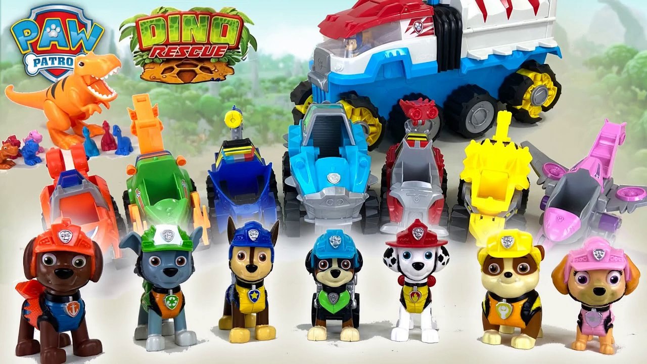 Paw Patrol DINO Vehicles with All-Terrain Dino Patroller